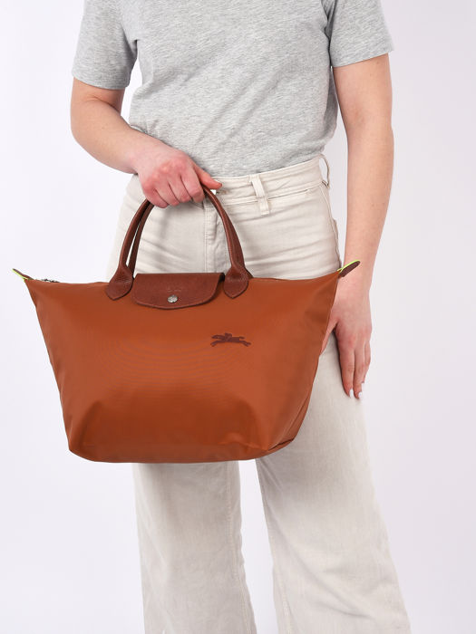 Longchamp Le pliage green Handtas Bruin